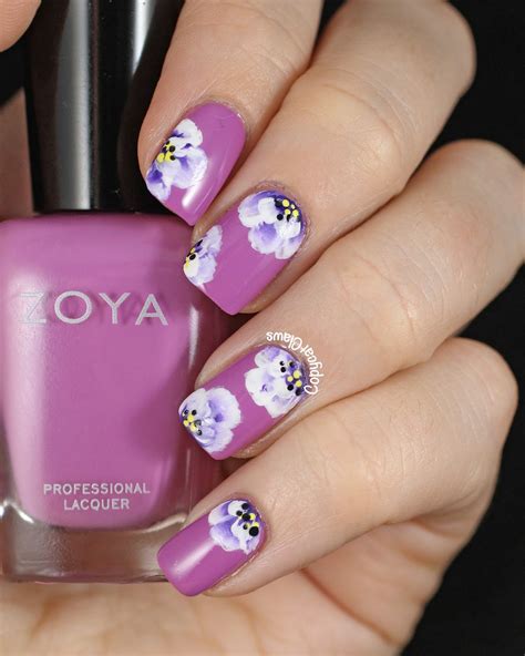 Flower Nail Art Ideas Floral Manicures For Spring And Summer