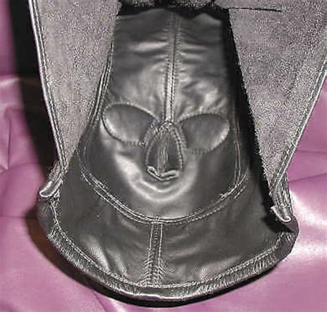 Real Leather Suffocating Mask Hood Gimp Cuir Slave Air Tight Kink Cosplay Leder Etsy