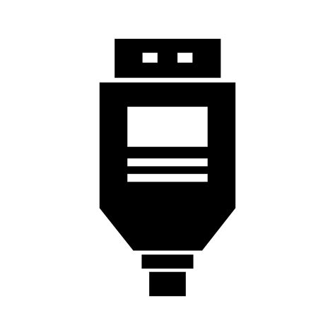 HDMI cable illustrated on white background 42339408 Vector Art at Vecteezy