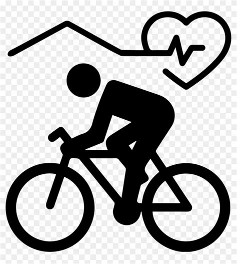 Cycling Clipart - Cyclist Clipart Black And White, HD Png Download ...