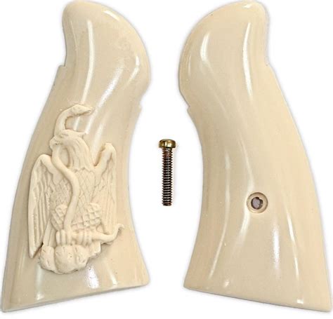 Smith Wesson N Frame Ivory Like Grips Mexican Eagle Snake