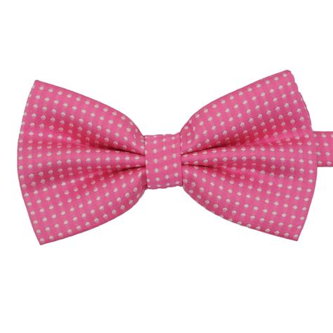 Noeud papillon Homme Rose Flashy à fins pois