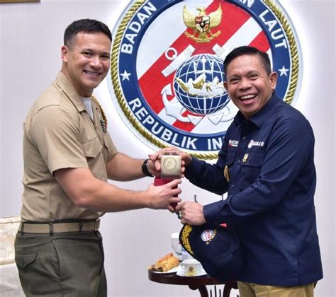 Bahas Kerja Sama Bilateral Kepala Bakamla RI Terima Kunjungan U S