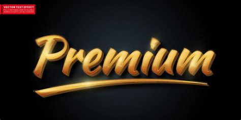 Premium Vector Premium Text Style Effect Editable 3d Style Text Tittle