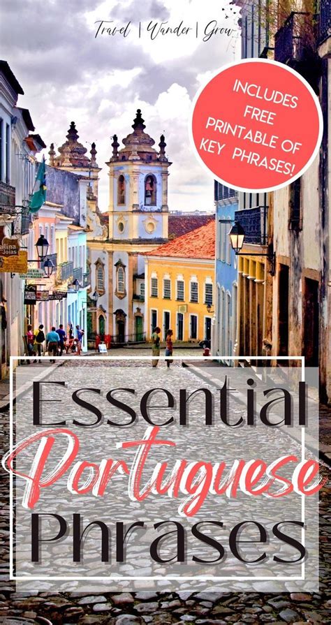 Portuguese Phrases For Travel The Essentials With Pdf Portuguese