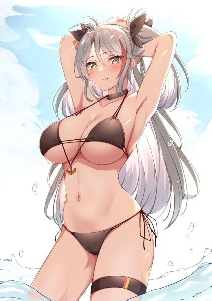 Swimsuit Prinz Eugen Azur Lane Hentai Genshin Impact Hentai