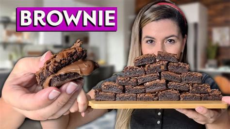 O MELHOR BROWNIE E O MAIS FÁCIL Melhores brownies Brownie de