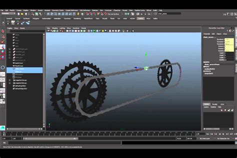 Maya D Bike And Motorcycle Dynamic Chain Rig And Animation Part