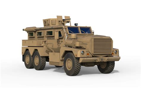 Cougar 6x6 MRAP - 3D Model by citizensnip