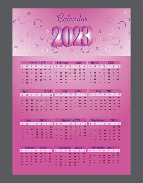 Calendar Design Layout 13923759 Vector Art at Vecteezy