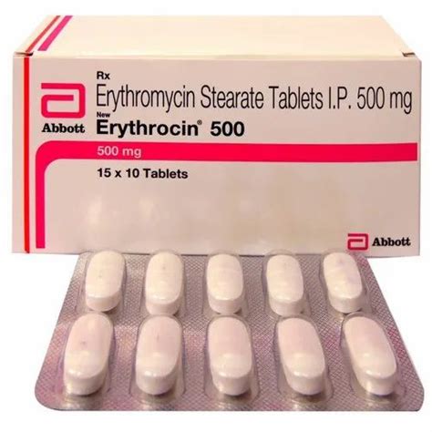 Erythromycin Tablet at Best Price in India