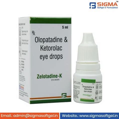 Olopatadine Ketorolac Eye Drops 0 1 5 Ml At Best Price In Patiala