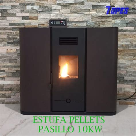 Estufa Pellets Pasillo Kw Topes Todo Ventas