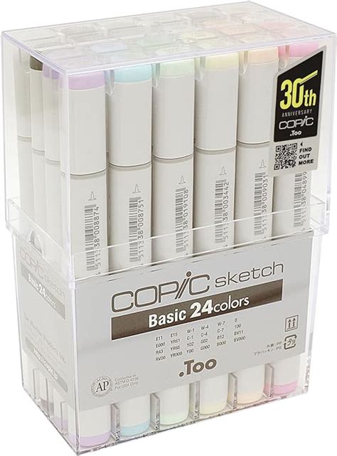 Amazon Copic Sketch Set Copic Sketch Basic 24 Color Set