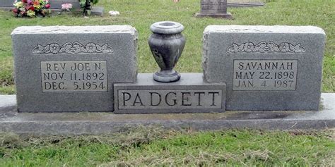 Rev Joseph Nelson Joe Padgett Memorial Find A Grave