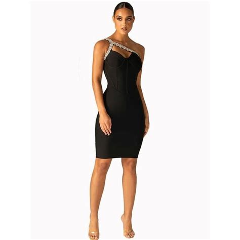 Robe Robe Mini Asym Trique Col Asym Trique Pour Femmes Robe Sexy