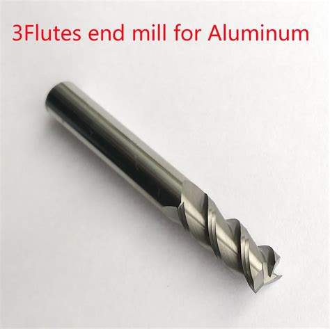 Pc Mm Hrc D X X Flutes End Mill For Aluminum Milling Cutter