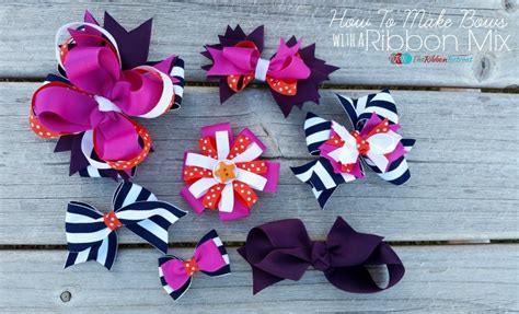 How To Make Hair Bows With A Ribbon Mix The Ribbon Retreat Blog