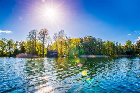 Lake Landscape Stock Image Image Of Flare Nature Landscape 54053119