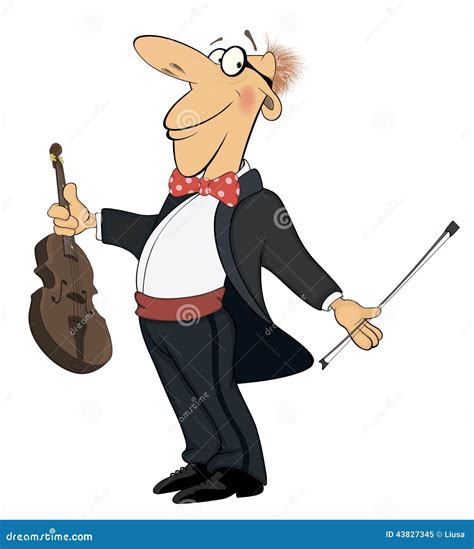 violinist cartoon 1