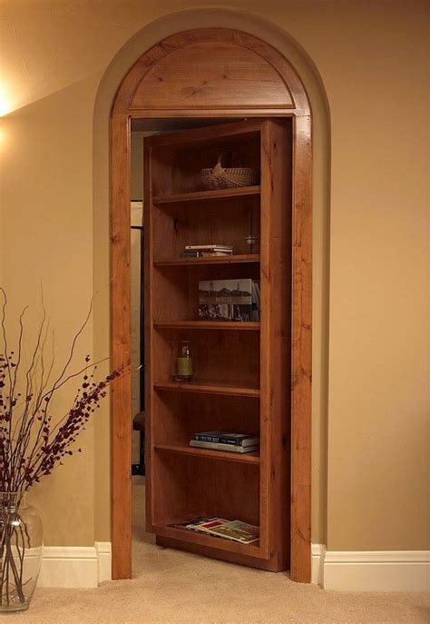 Diy Outswing Bookcase Door At Paulette Damon Blog