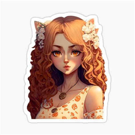 Yuna Anime Manga Girl Sticker For Sale By Enjoydigitalart Redbubble