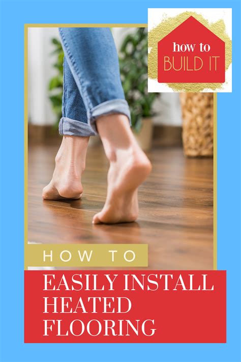 how to install heated flooring