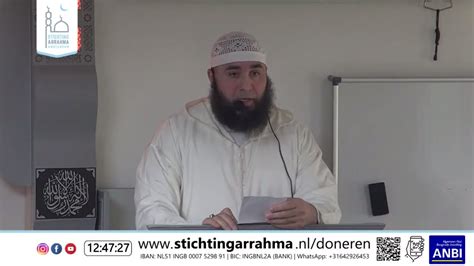 Benutten Van Je Tijd In Ramadaan Imam M Elbachiry Vrijdagspreek 22