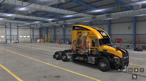 ATS Mack Anthem Caterpillar Cowgirl Skins Ets2 Sexy Skins Truck