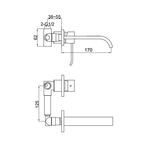 Kohlman Axis Qw N Bateria Umywalkowa Podtynkowa Chrom Terradeco