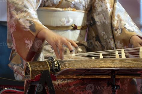 Koto japanese harp 17361471 Stock Photo at Vecteezy