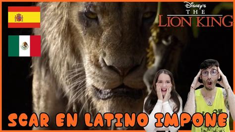 EspaÑoles Reaccionan A Doblaje Latino Vs EspaÑol De El Rey LeÓn