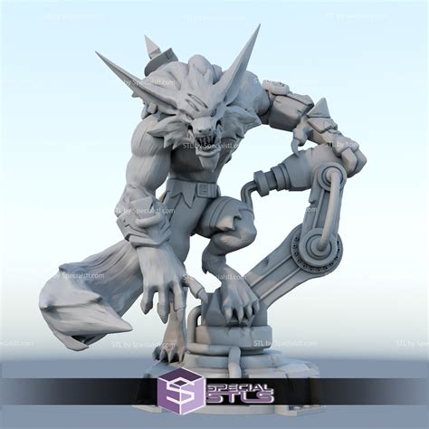 Warwick League of Legends 3D Print Model | SpecialSTL