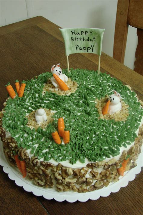 Bunny Carrot cake | Creative food, Carrot cake, Cake