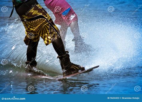 Water Skiing Stock Image Image Of Active Legs Adrenalin