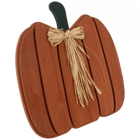 Orange Pumpkin Wood Decor Hobby Lobby 6031611