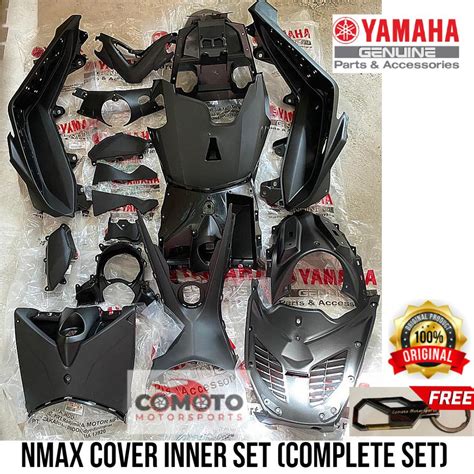 YAMAHA NMAX COVER HITAM BLACK COVER INNER COVER FULL COMPLETE SET 100