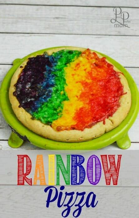 Rainbow Pizza - Penny Pinchin' Mom