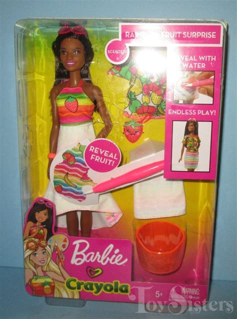 Crayola Rainbow Fruit Surprise Barbie Aa Gbk Toy Sisters