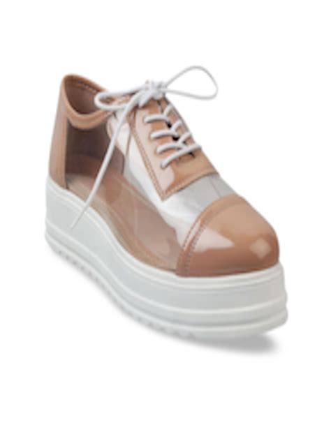 Buy Catwalk Women Nude Coloured Colourblocked Sneakers Casual Shoes For Women Myntra