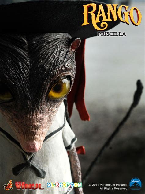 Hot Toys MMSV 06 Rango Priscilla Vinyl Collectible Figures Set Deluxe Version