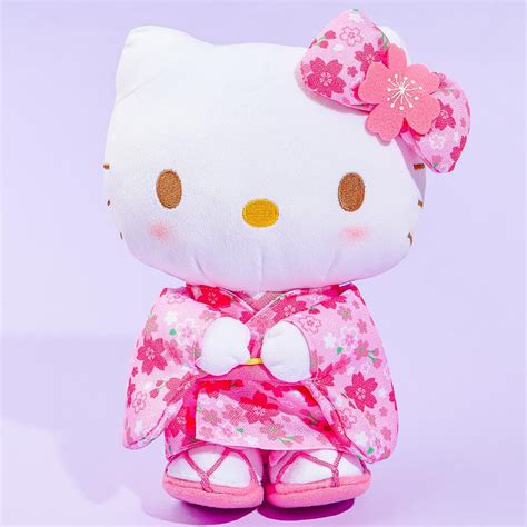 Hello Kitty Cherry Blossom Kimono Plushie Medium Blippo