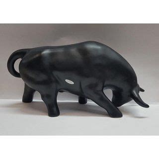 Artesania Emilio Ferrer TORRO XXL 50x25cm Keramikskulptur Schwarz M