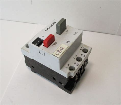 Used Siemens 3ve1010 2h Motor Protector Circuit Breaker