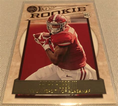 2020 Panini Legacy Football Henry Ruggs III Alabama Crimson Tide Rookie