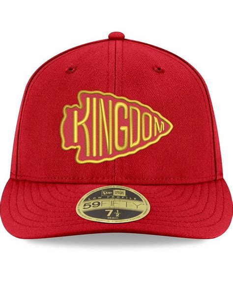 New Era Mens Red Kansas City Chiefs Omaha Low Profile 59fifty Fitted