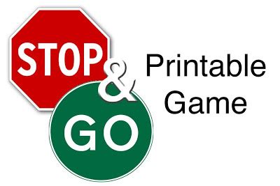 Free Printable Stop And Go Sign - ClipArt Best