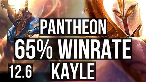 Panth Vs Kayle Top Winrate Legendary Br Master