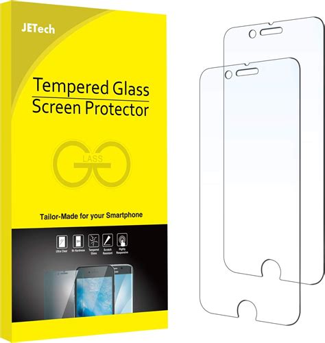 Amazon.com: JETech Screen Protector for iPhone 7/8, 4.7-Inch, Tempered ...