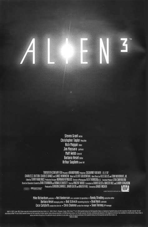 Alien 3 Issue 1 | Read Alien 3 Issue 1 comic online in high quality ...